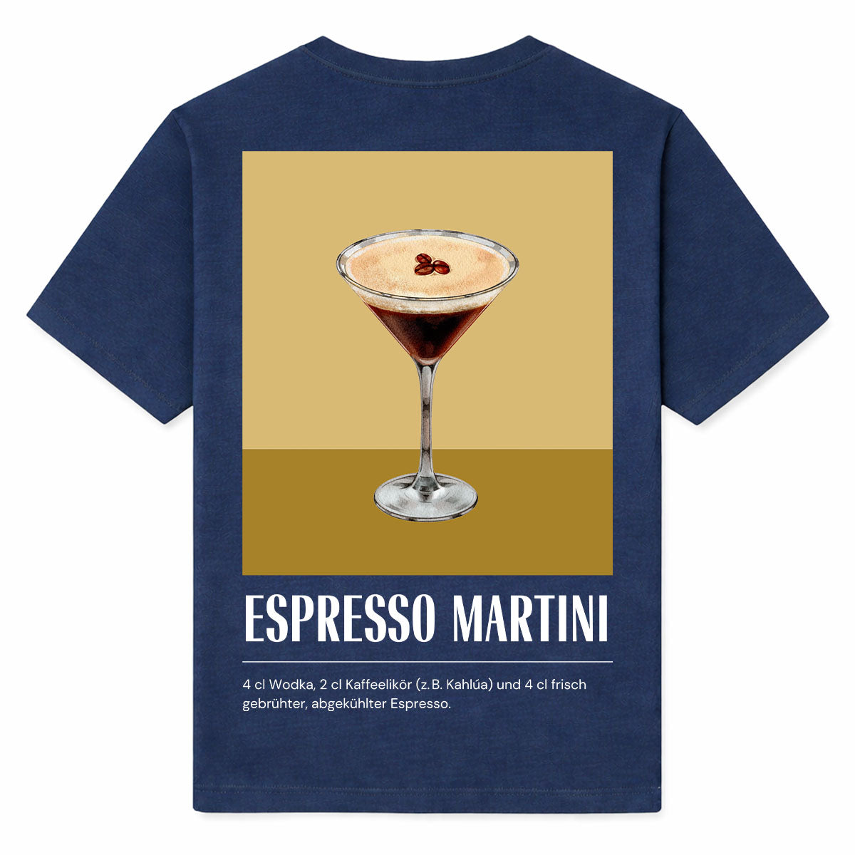 ESPRESSO MARTINI - Premium T-Shirt Backprint