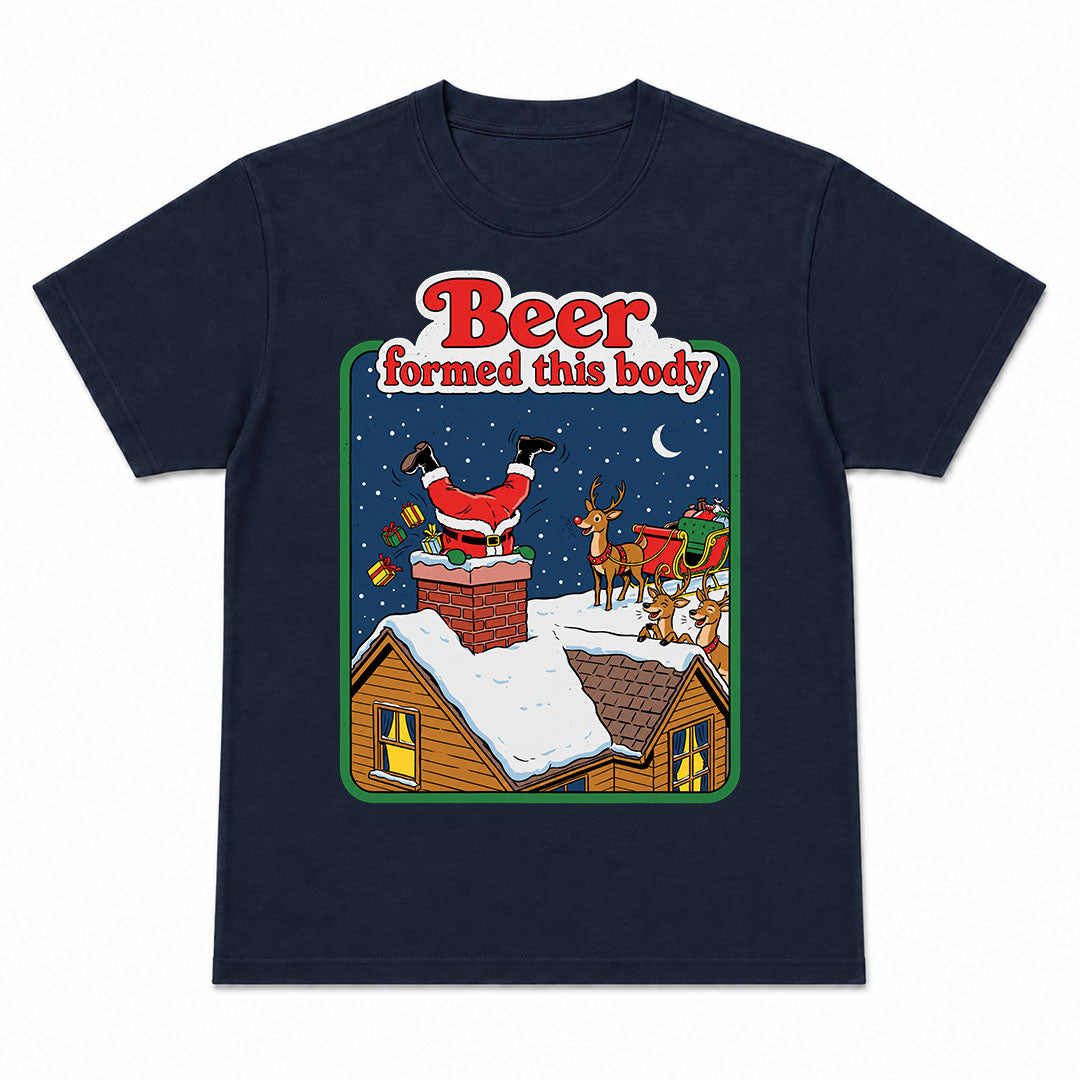 BEER FORMED THIS BODY - Christmas Tee