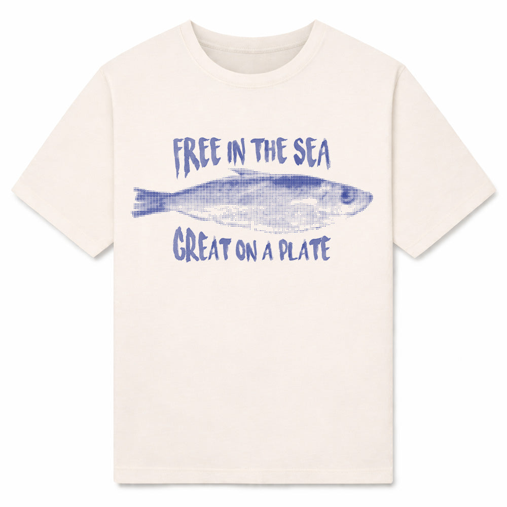 FREE IN THE SEA SARDINE - Premium T-Shirt Unisex