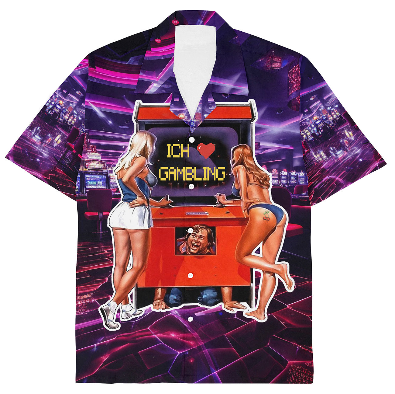 I LOVE GAMBLING - Hawaiihemd