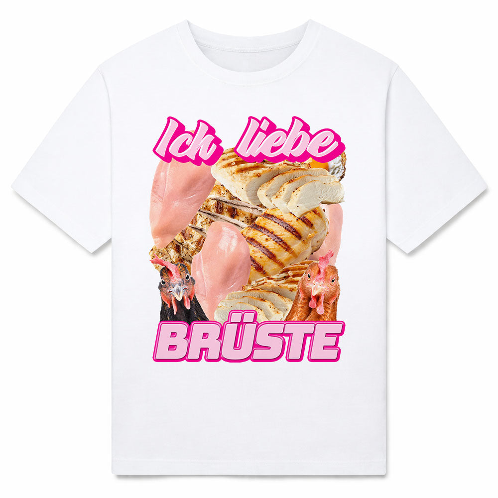 ICH LIEBE BRÜSTE - Premium T-Shirt Unisex