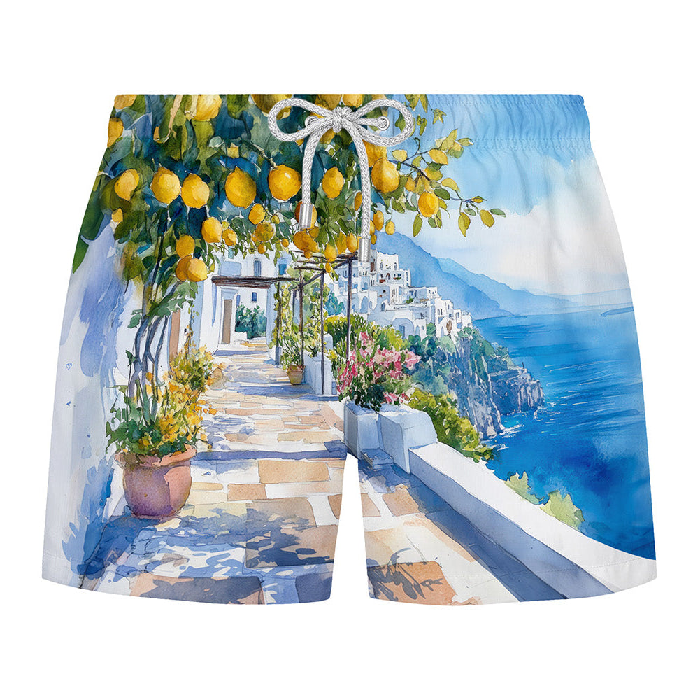 ITALIAN VIBE - Premium Badeshort Fullprint