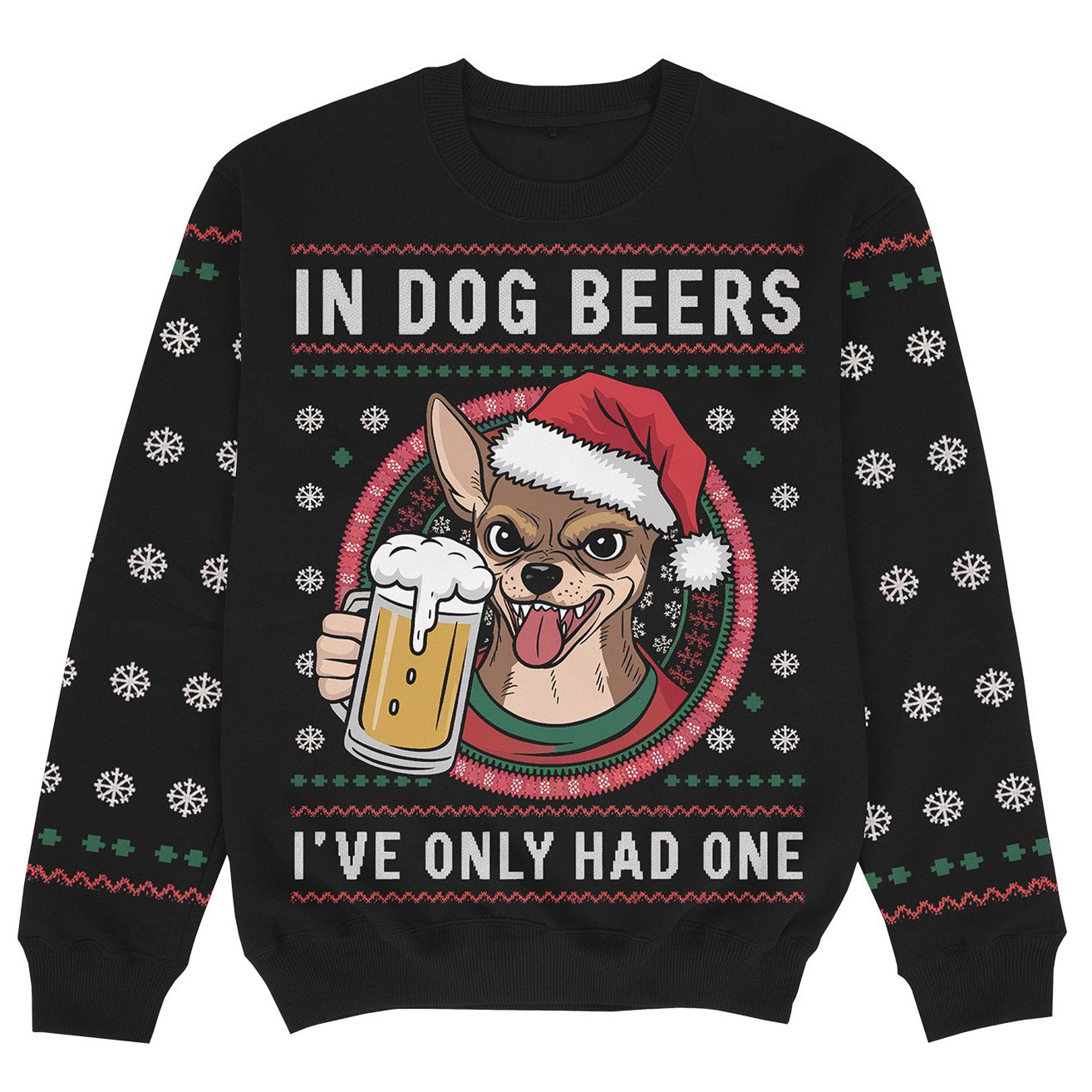 DOG BEERS - Christmas Ugly Sweater