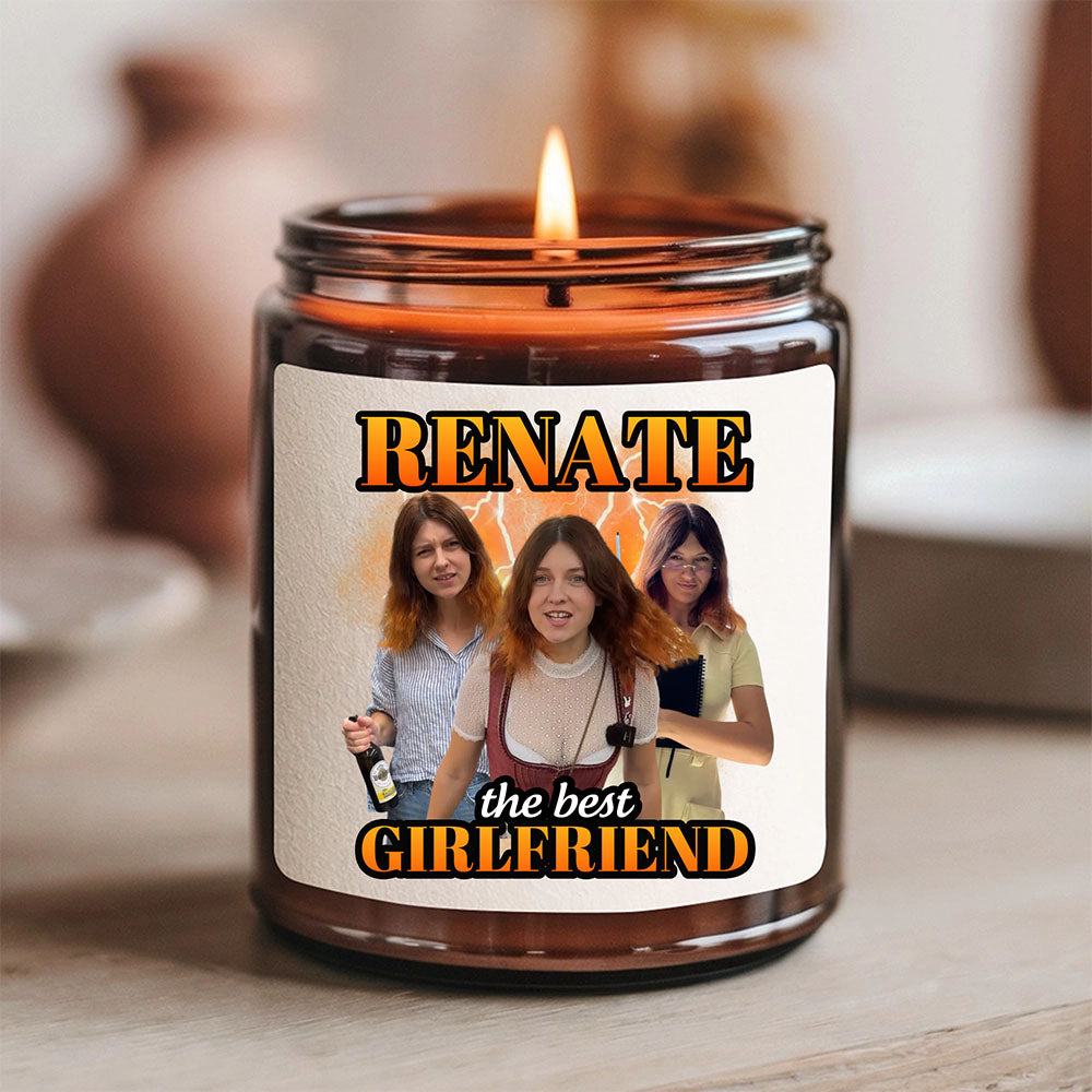 THE BEST GIRLFRIEND - Personalisierbare Duftkerze