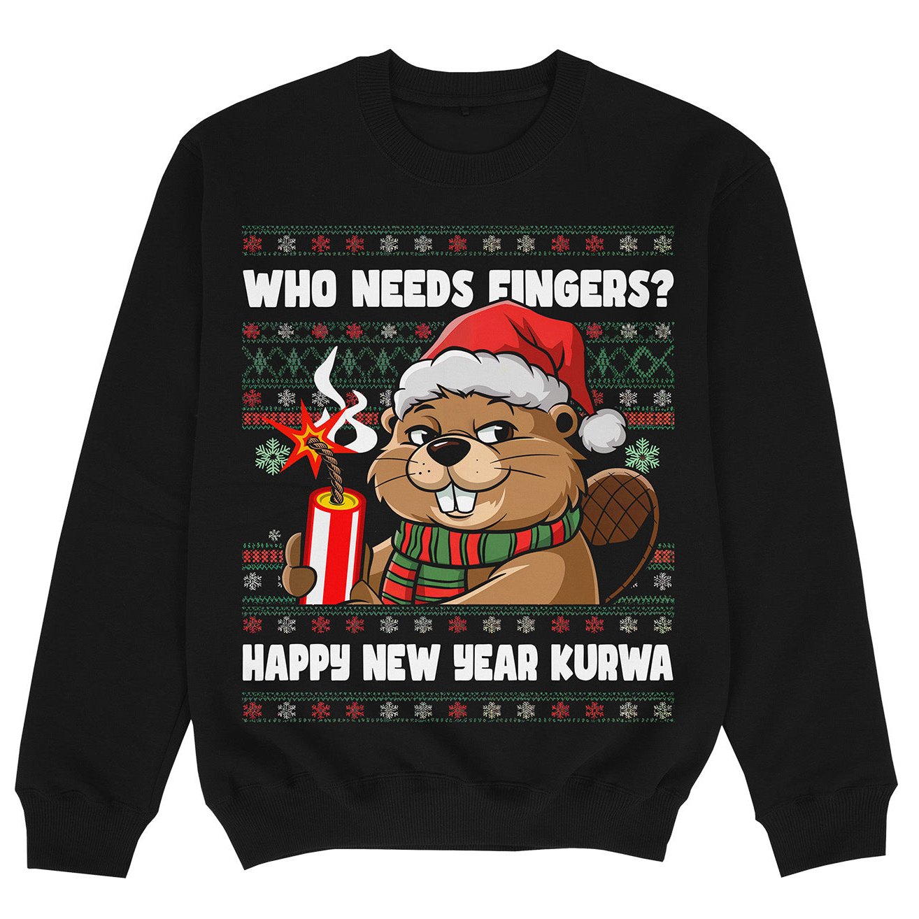 WHO NEEDS FINGERS - Premium Sweater