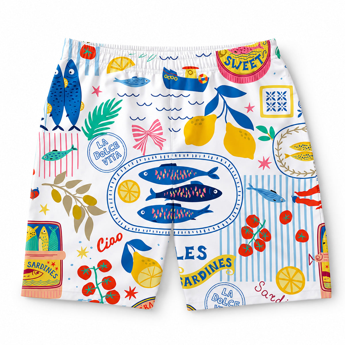 LA DOLCE VITA SARDINES - Premium Badehose Fullprint