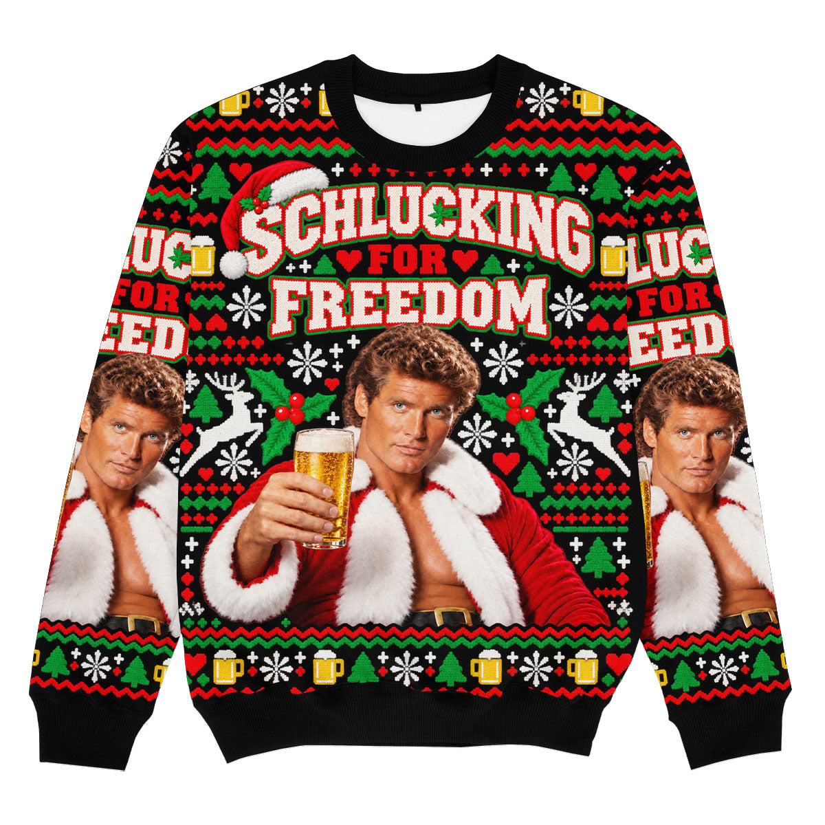 SCHLUCKING FOR FREEDOM - Maglione Natalizio Signature