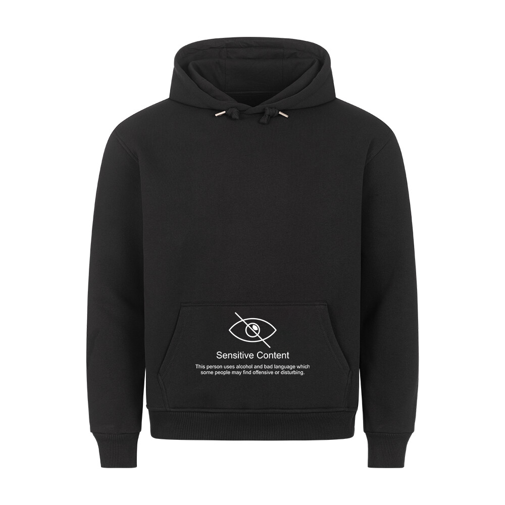 SENSITIVE - Premium Hoodie Taschendruck