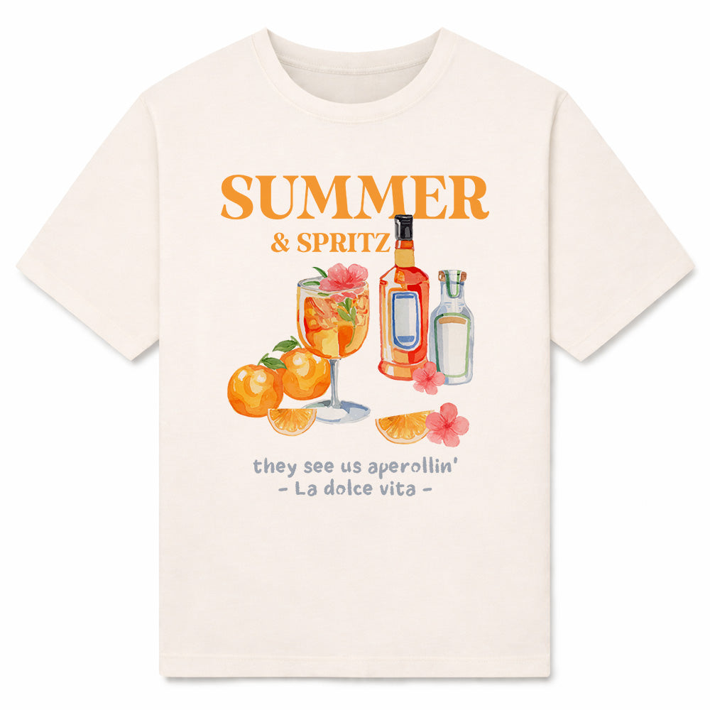 SUMMER & SPRITZ - Premium T-Shirt Unisex