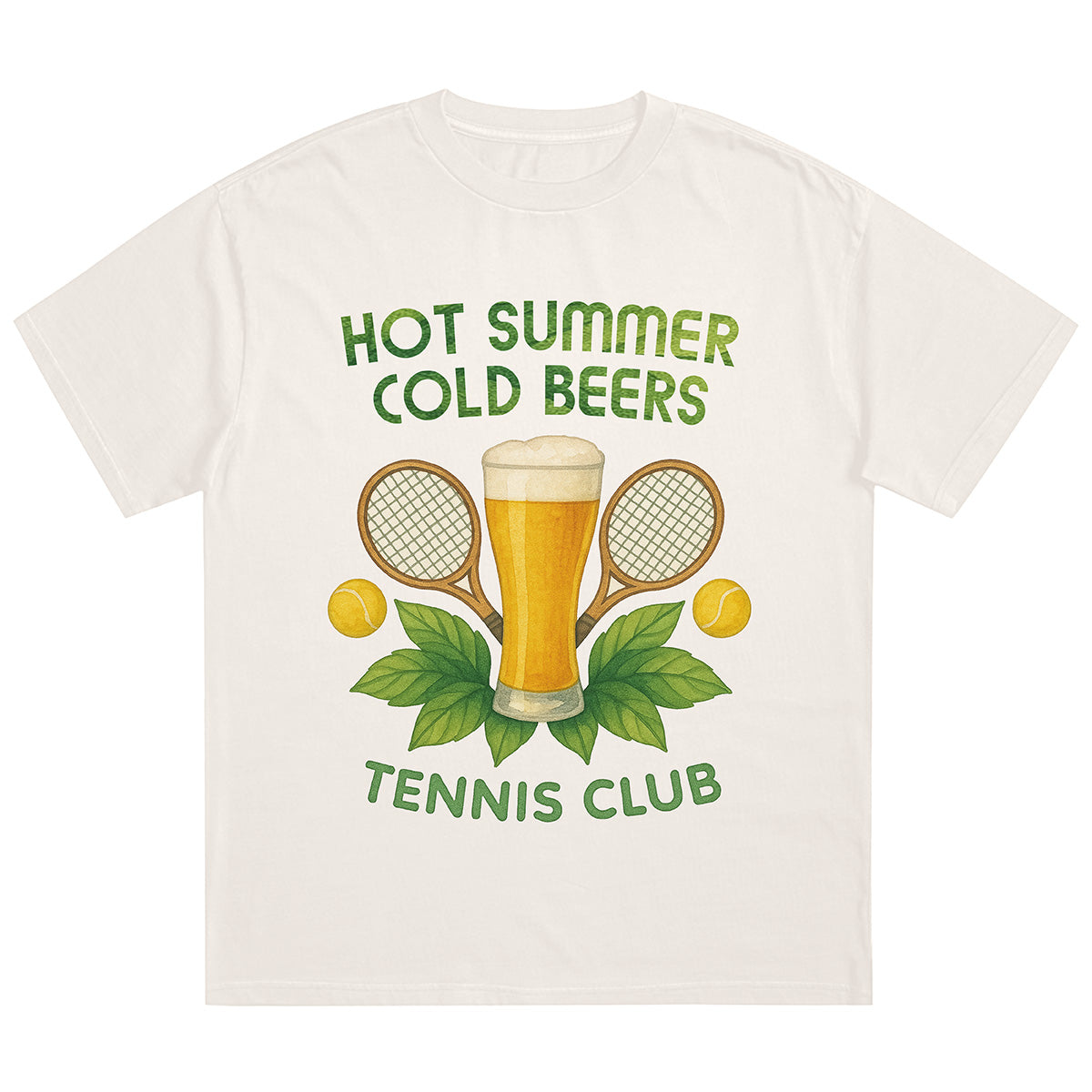 HOT SUMMER COLD BEERS - Premium T-Shirt Unisex