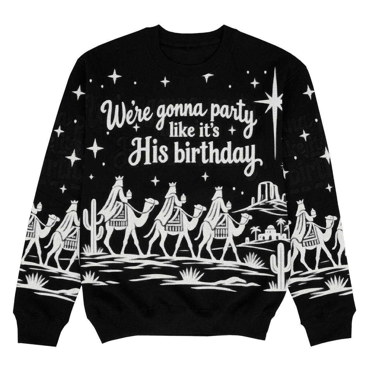 WE'RE GONNA PARTY - Maglione Natalizio Signature